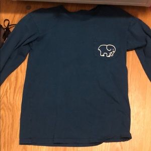 turquoise ivory ella long-sleeve